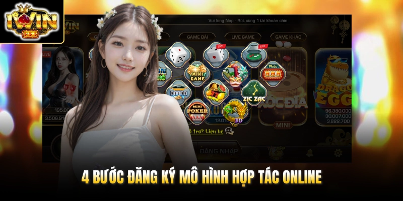 4 bước đăng ký mô hình hợp tác online